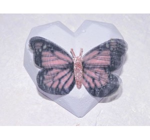 Бабочка шифоновая большая 5,6 см, №13 - 1 шт