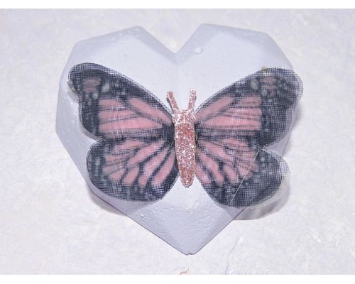 Бабочка шифоновая большая 5,6 см, №13 - 1 шт