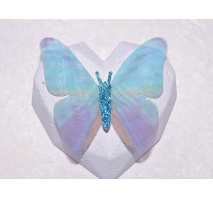 Бабочка шифоновая большая  6 см, №12 - 1 шт