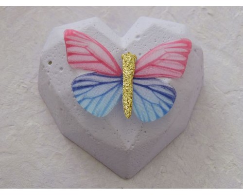 Бабочка шифоновая средняя 4,5 см, №49 - 1 шт