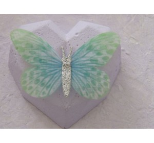 Бабочка шифоновая большая  6 см, №15 - 1 шт