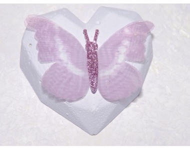 Бабочка шифоновая большая  6 см, №10 - 1 шт