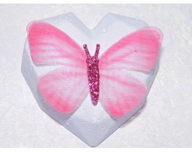 Бабочка шифоновая большая  6 см, №1 - 1 шт