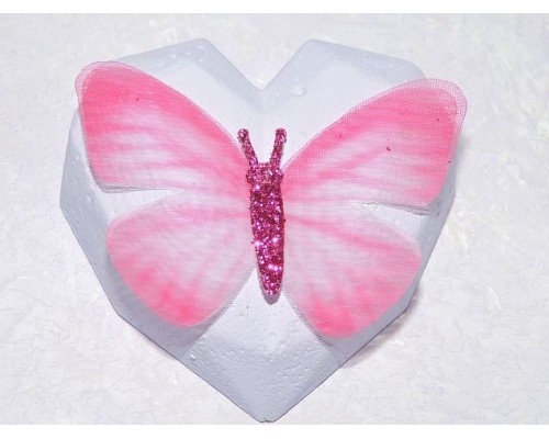 Бабочка шифоновая большая  6 см, №1 - 1 шт