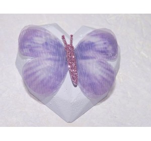 Бабочка шифоновая большая  6 см, №11 - 1 шт