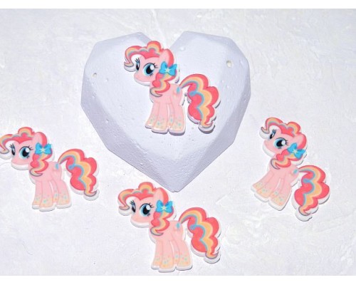 Кабошон-вырубка 35 мм "Пони 2" -  1 шт