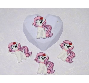 Кабошон-вырубка 35 мм "Пони № 1" - 1 шт