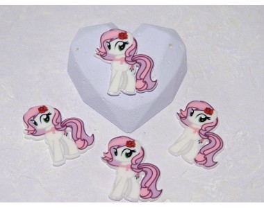 Кабошон-вырубка 35 мм "Пони № 1" - 1 шт