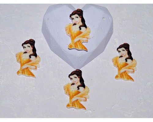 Кабошон-вырубка 35*22 мм "Бель 7" -  1 шт