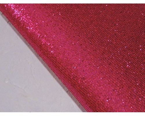 Кожзам "Соты", цв. фуксия - 1 лист 