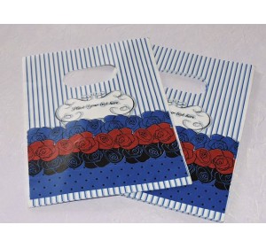 Пакет с ручкой 15*20 см, цв. синий - 1 шт