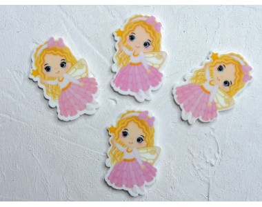 Кабошон-вырубка "Фея" 2,3*3,7 см - 1 шт