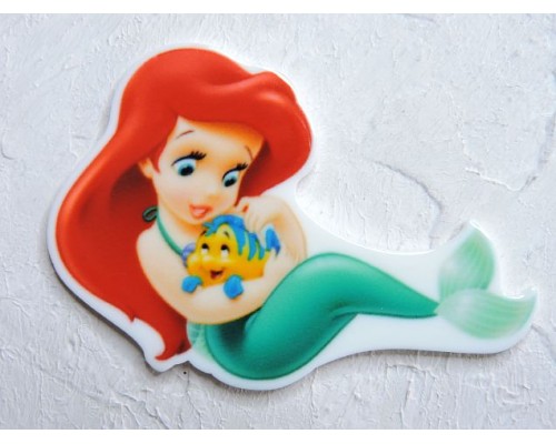 Кабошон-вырубка "Русалочка" 65*45 мм  - 1 шт