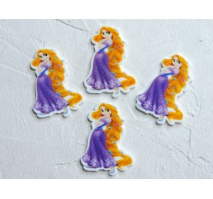 Кабошон-вырубка "Рапунцель" 2,8*3,8 см - 1 шт