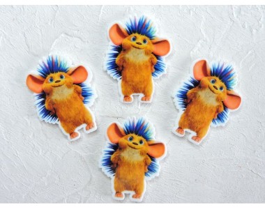 Кабошон-вырубка "Мультик" 2,8*3,5 см - 1 шт