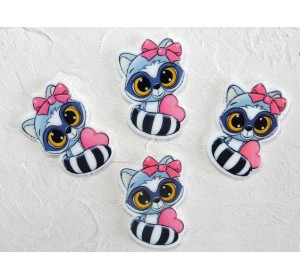 Кабошон-вырубка "Енотик" 2,5*3,5 см - 1 шт