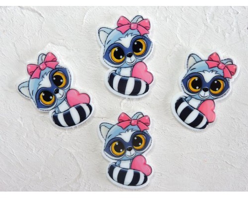 Кабошон-вырубка "Енотик" 2,5*3,5 см - 1 шт