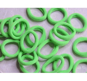 Резинка бесшовная для волос 3 см, цв. светло-зеленый - 1 шт.