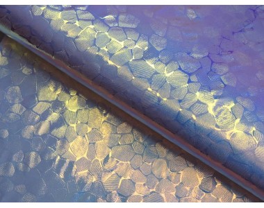 Кожзам "Камешки", цв. хамелеон №2