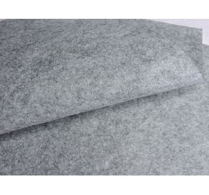 Фетр жесткий 1 мм, цв. серый - 1 лист.