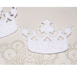 Заготовка "Корона 9"  6*4 см, цв.  белый - 1шт.