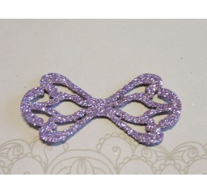 Заготовка "Сердцевина для банта 6"  6*2,8 см, цв.  сиреневый - 1шт.