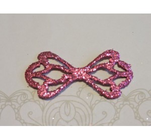 Заготовка "Сердцевина для банта 6"  6*2,8 см, цв.  розовый  - 1шт.