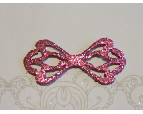 Заготовка "Сердцевина для банта 6"  6*2,8 см, цв.  розовый  - 1шт.