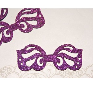 Заготовка "Сердцевина для банта 2" 6*2,5 см, цв.  фиолетовый - 1шт.