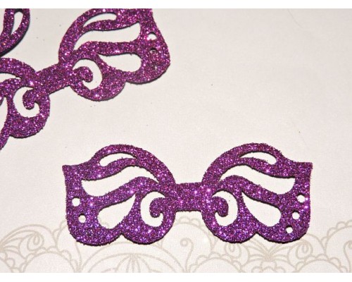 Заготовка "Сердцевина для банта 2" 6*2,5 см, цв.  фиолетовый - 1шт.