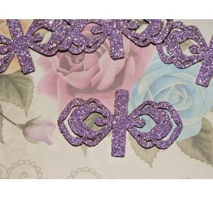 Заготовка "Сердцевина для банта 3" 5*2 см, цв.  сиреневый - 1шт.