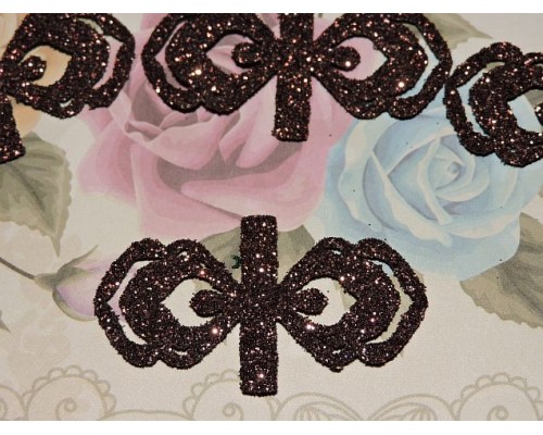 Заготовка "Сердцевина для банта 3" 5*2 см, цв.  коричневый - 1шт.