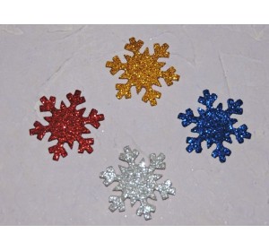 Заготовка фигурка "Снежинка 8" 3*3 см - 1 шт