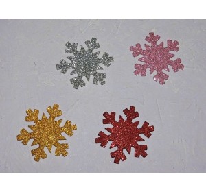 Заготовка фигурка "Снежинка 8" 5*5 см - 1 ш