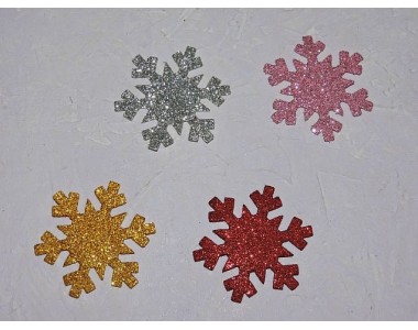 Заготовка фигурка "Снежинка 8" 5*5 см - 1 ш