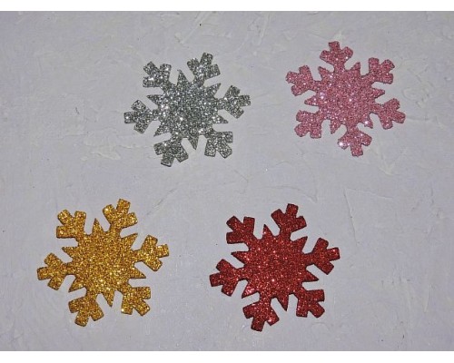 Заготовка фигурка "Снежинка 8" 5*5 см - 1 ш