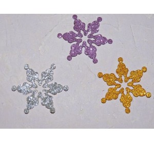 Заготовка фигурка "Снежинка 4" 5*5 см - 1 ш