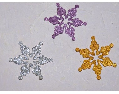 Заготовка фигурка "Снежинка 4" 5*5 см - 1 ш