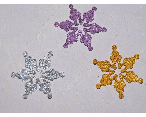 Заготовка фигурка "Снежинка 4" 5*5 см - 1 ш