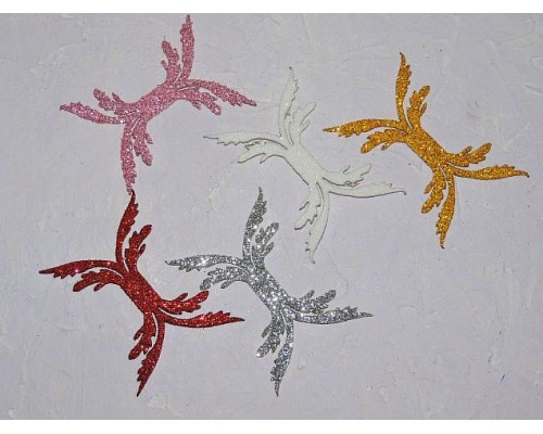 Заготовка сердцевина для бантика "Хвостики" 6*4 см - 1 шт