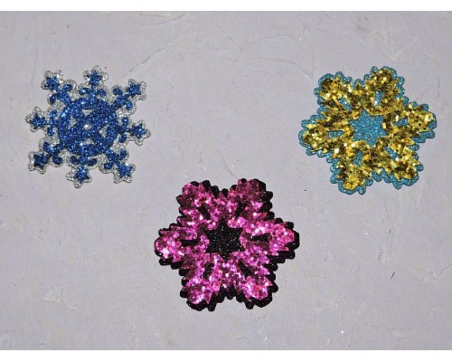 Патчи "Снежинка" 5.0 см - 1 шт 