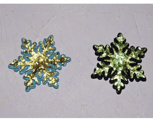 Патчи "Снежинка 2" 5.0 см - 1 шт 