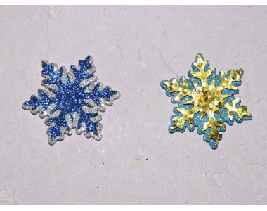 Патчи "Снежинка 2" 3,5 см - 1 шт