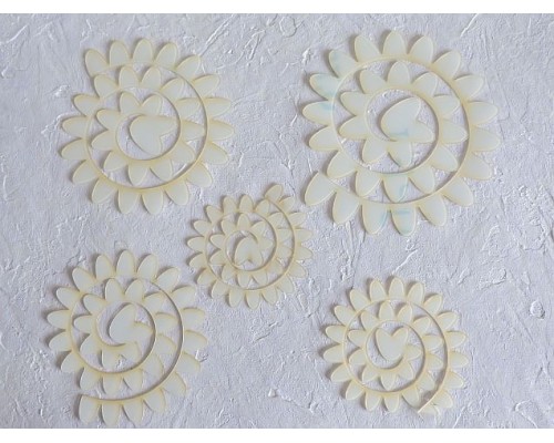 Шаблон "Цветочки 3" - 5 дет.