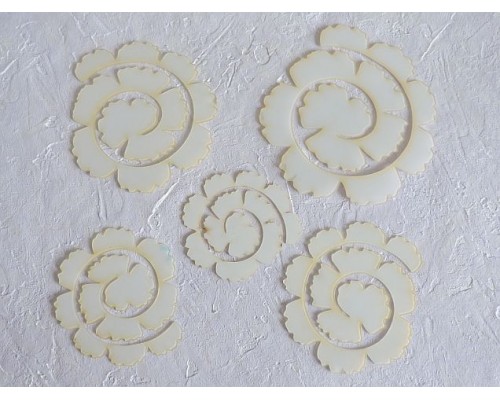 Шаблон "Цветочки 5" - 5 дет.