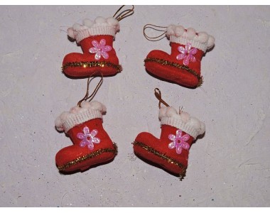 Новогодние украшения 3,5 см "Башмачок" - 1 шт.