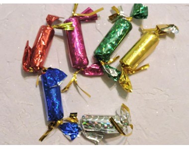 Новогодние украшения "Конфеты"  - 6 шт