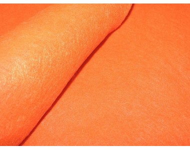 Фетр мягкий 20*30 см толщина 1 мм, цв. ярко-оранжевый - 1 лист