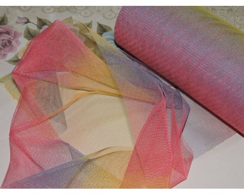 Фатин с переходами цвета 15 см*1 м, №2