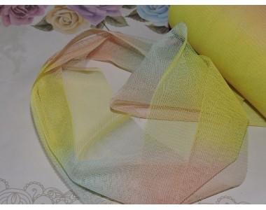 Фатин с переходами цвета 15 см*1 м, №1